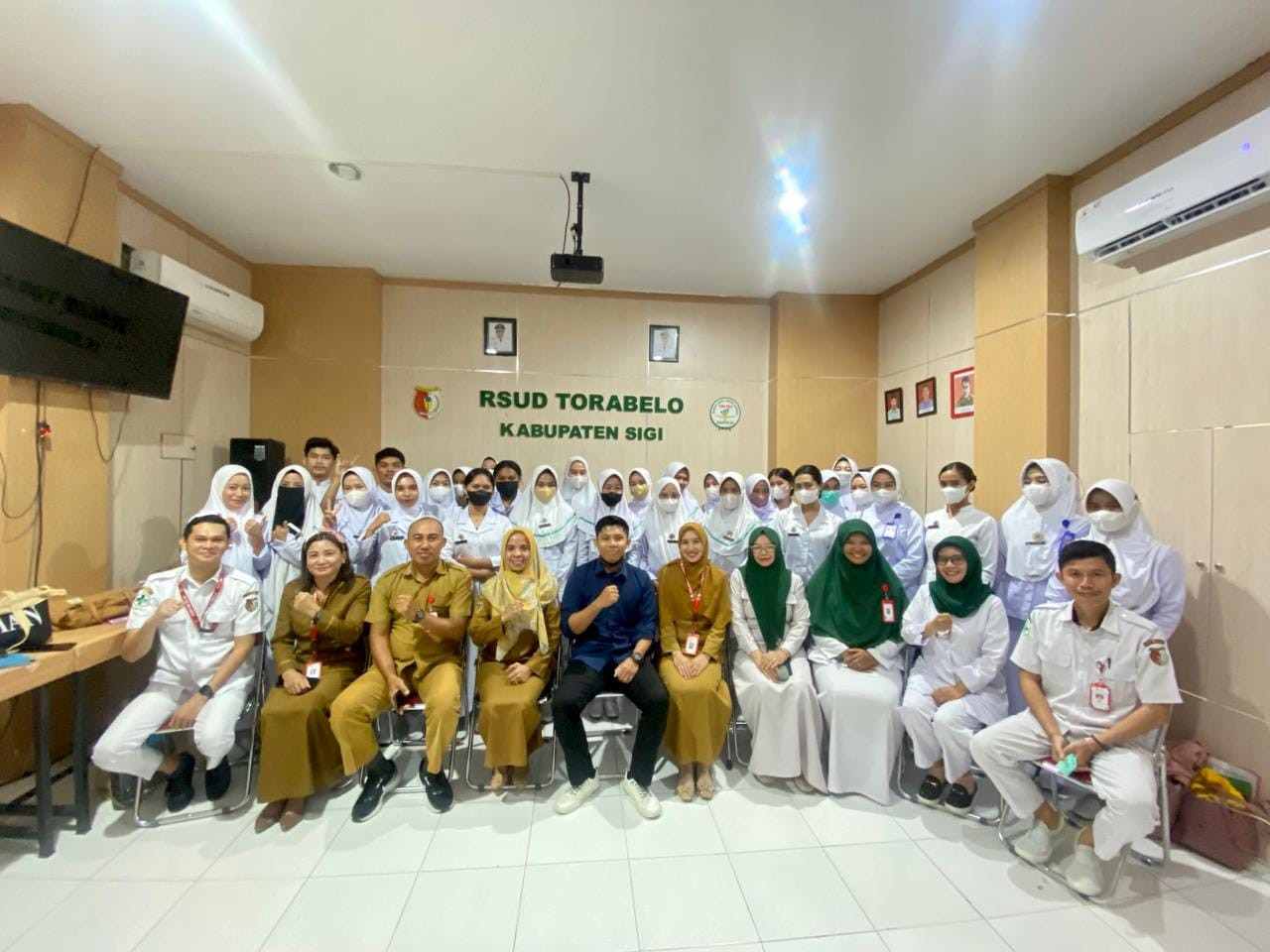 Rumah sakit Tora belo menerima mahasiswa Dari Universitas Widya Nusantara Palu 